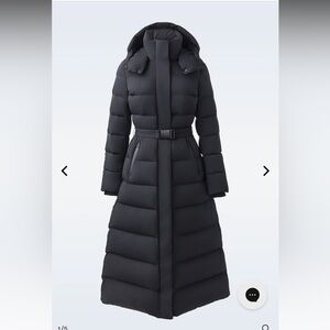 Mackage Calina City Black Long Authentic Coat